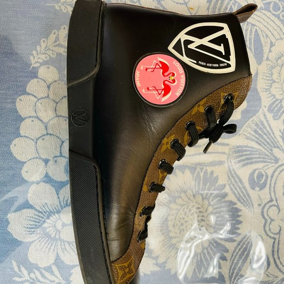 Louis Vuitton "Miami" Brown Ankle Boots (size 38 EU - flat heel) - Picture 2 of 16